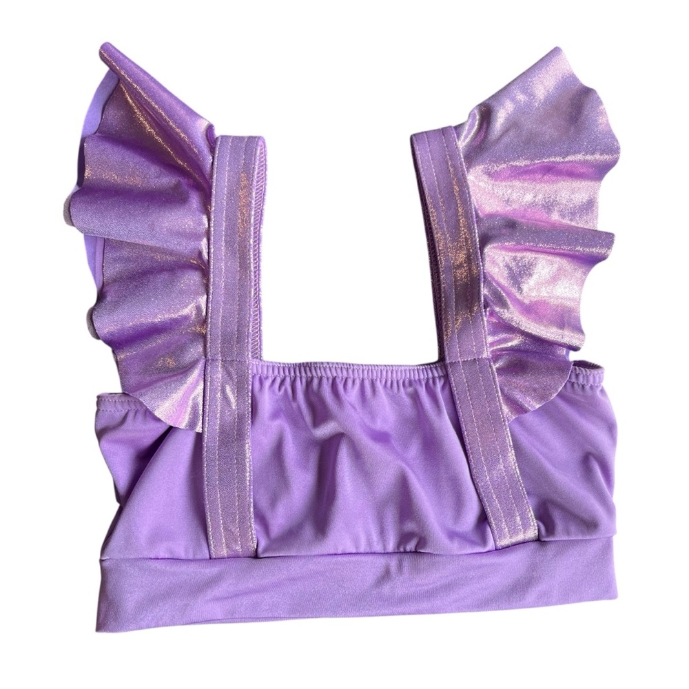 Kellé Costume On The Rise custom purple crop top and navy overalls Size teen/LC - Picture 8 of 11